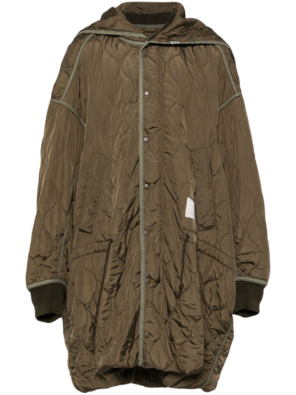 Oversized military coat - Khaki