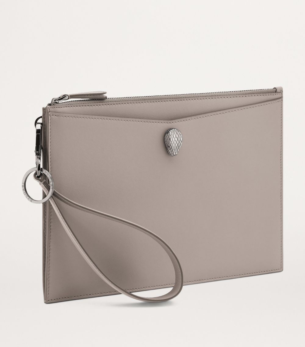 Leather Serpenti Forever Pouch