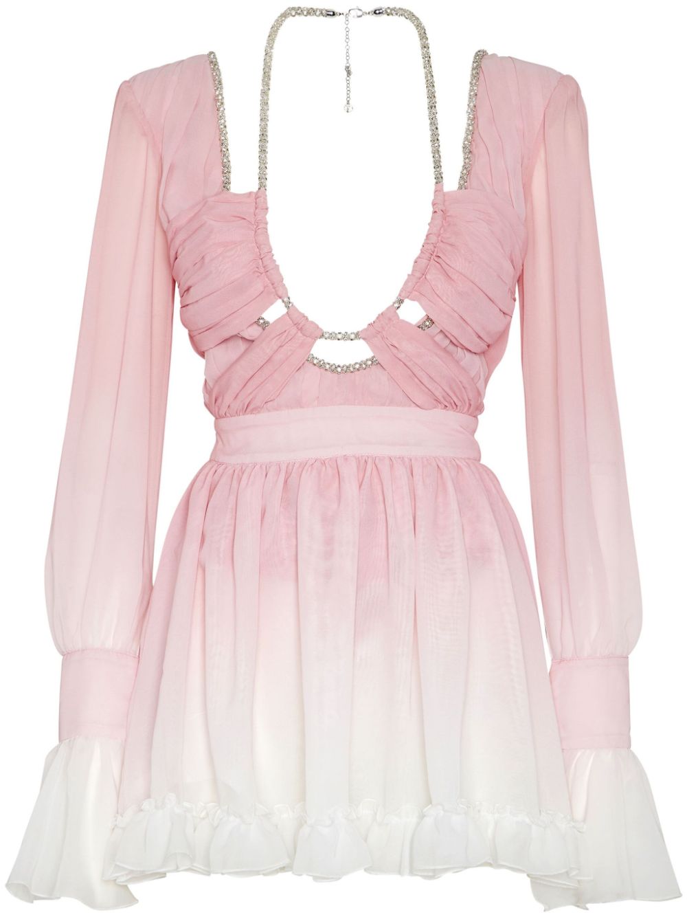 Ombré-effect mini dress - Pink