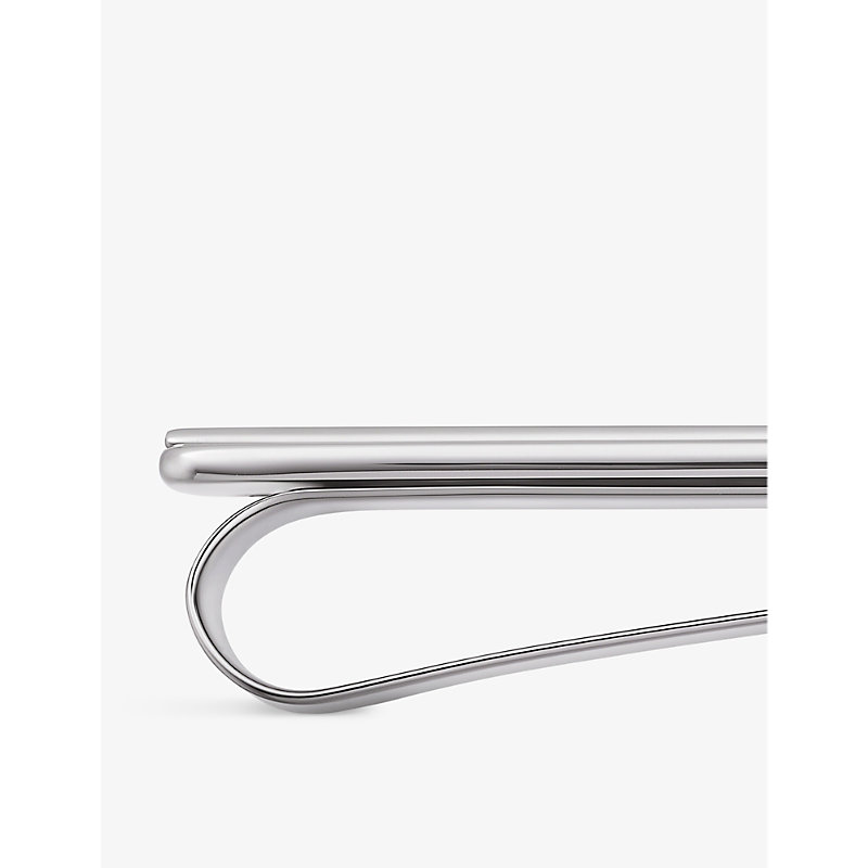 Mens Steel Santos de Stainless-steel and Palladium tie Clip 