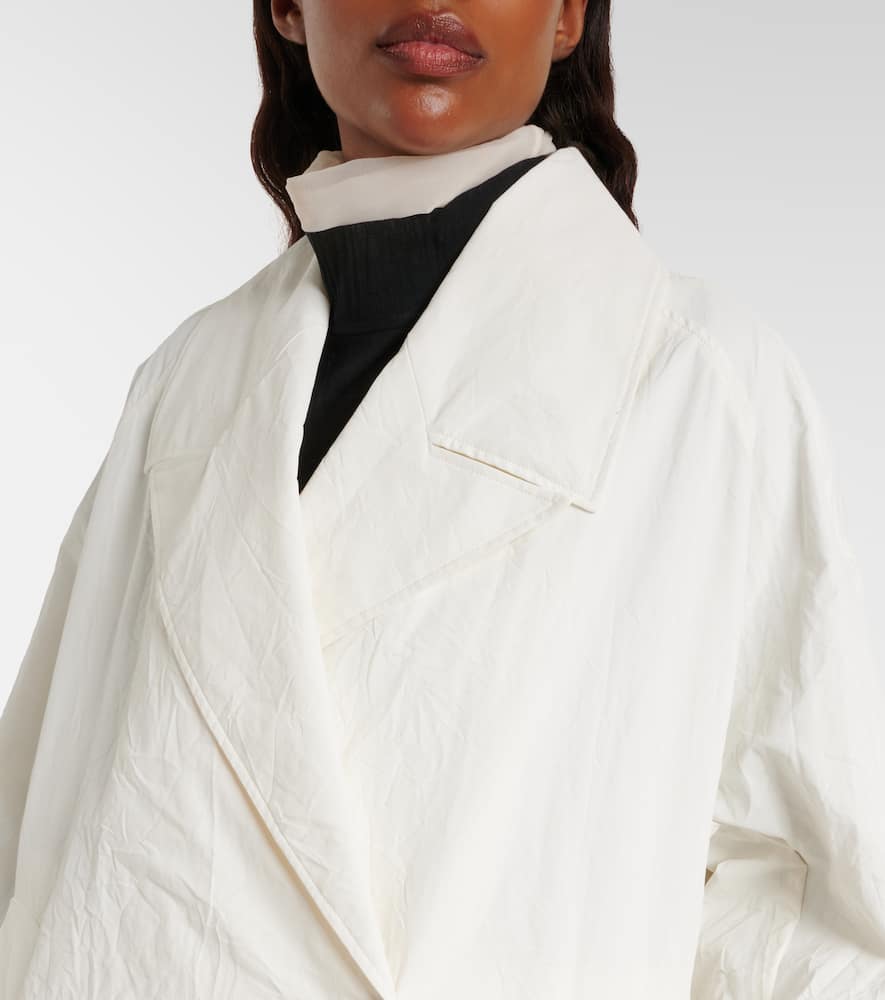 Róhe Oversized cotton and linen coat