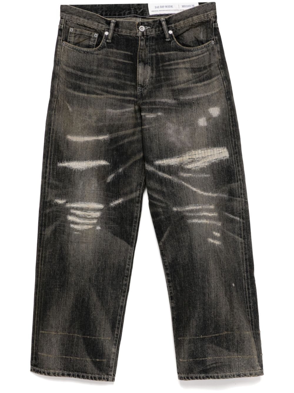 Wide-leg jeans - Black
