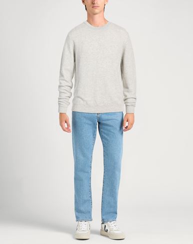 Man Sweater Light grey Size 38 Wool, Cashmere