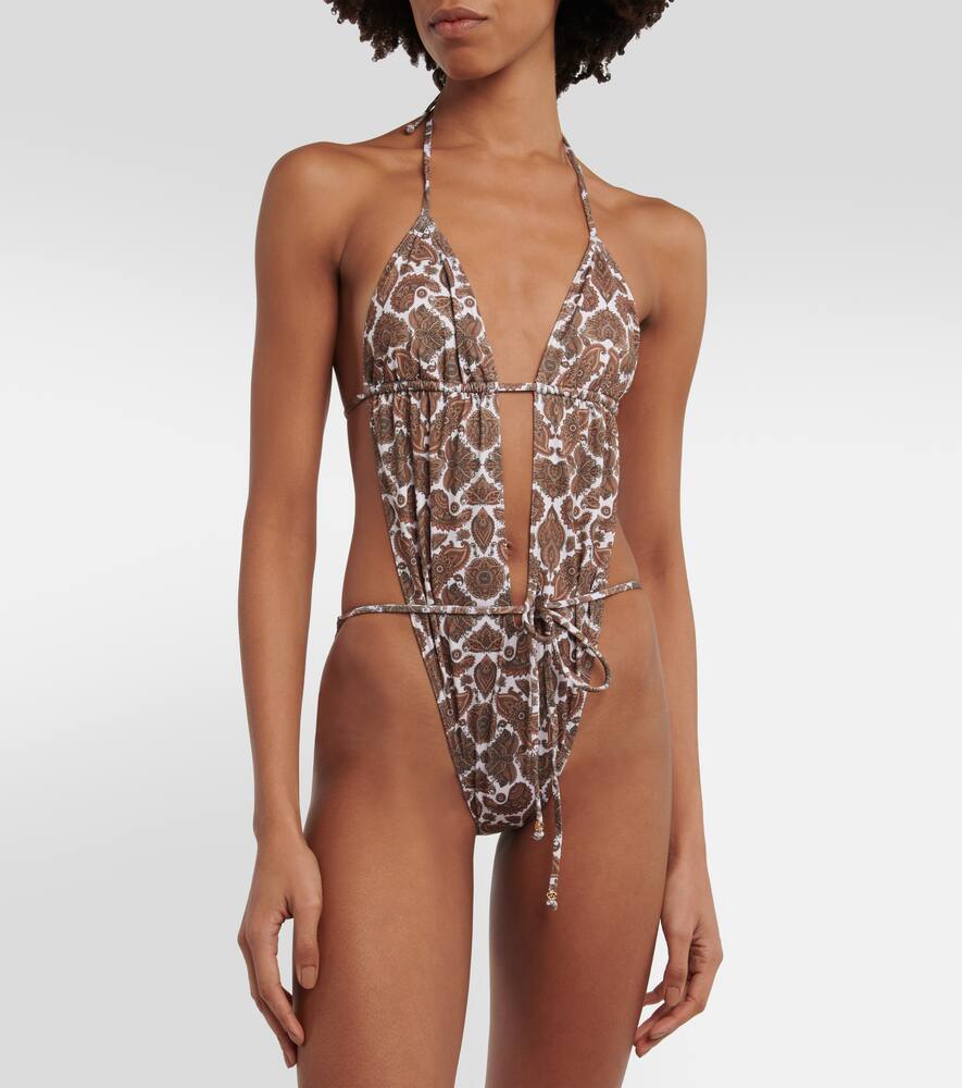 Amor printed swimsuit