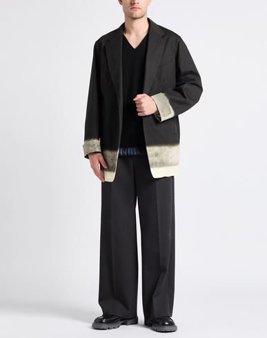 Man Blazer Charcoal Size 34 Cotton