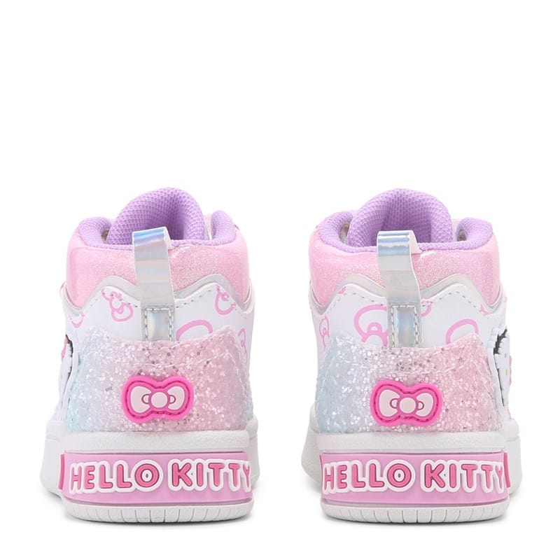 Kids' Hi Top Sneaker Toddler Shoes (Pink Glitter Multi)