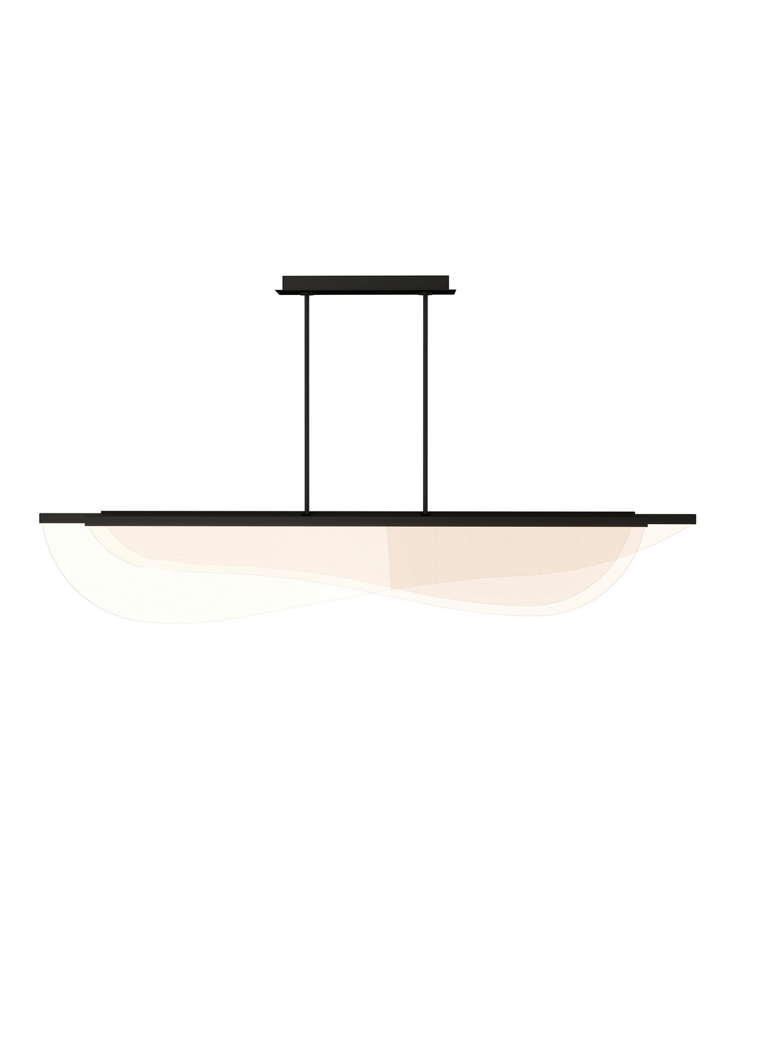 Nightshade Black LED Suspension from the Nyra Collection