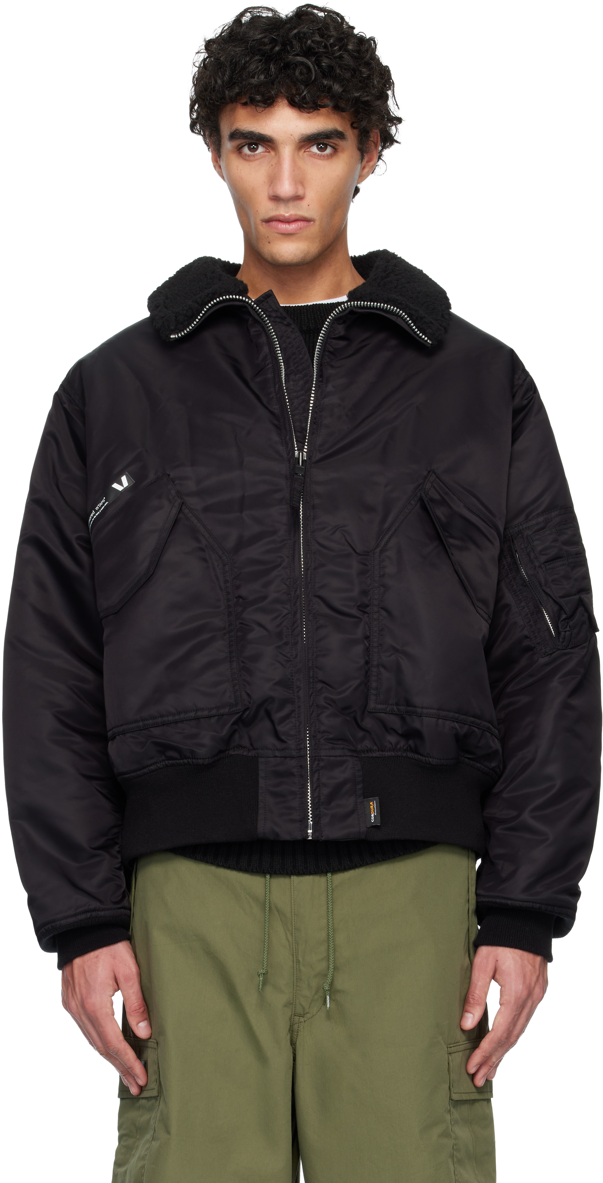 WTAPS | ブラック Drab ES ボンバージャケット | Realry