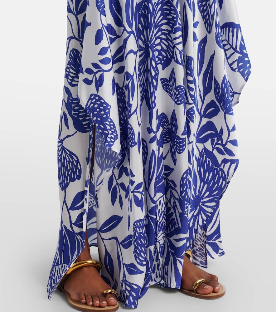 Mabelle satin maxi dress