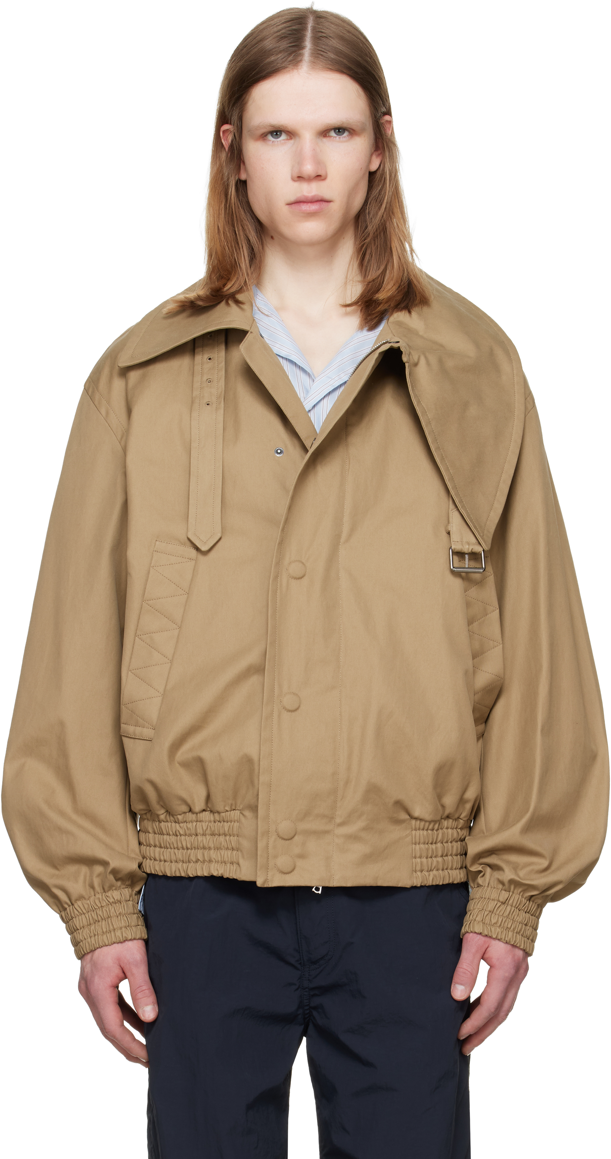 Beige Cotton Jacket