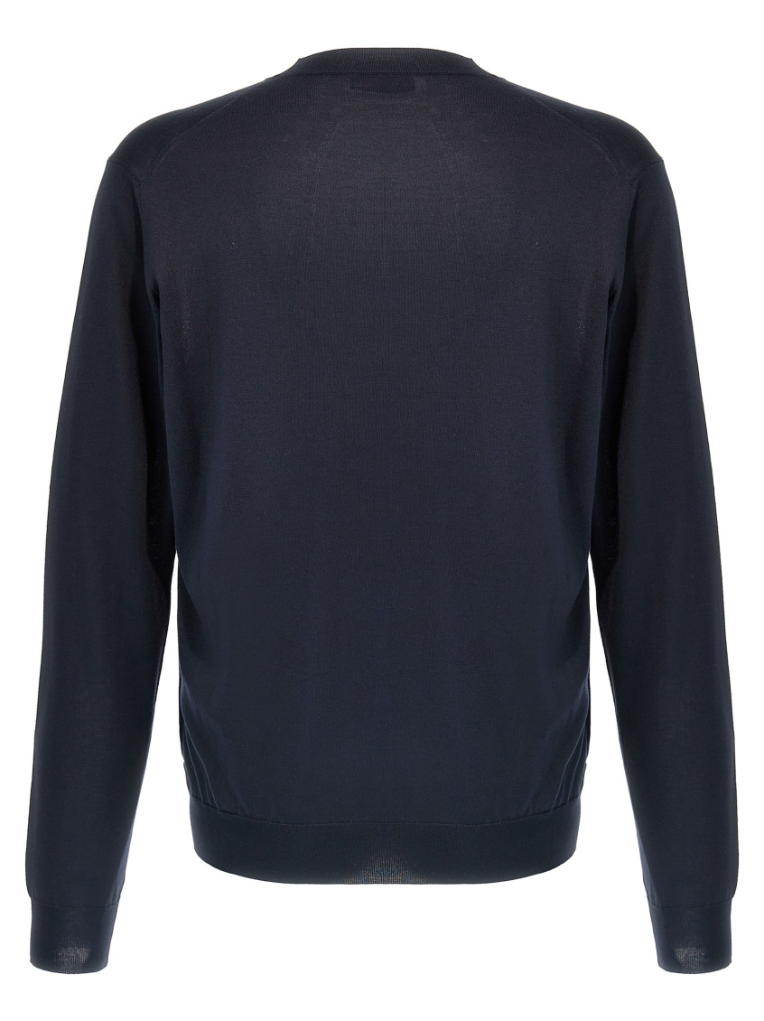 Blue Silk Sweater