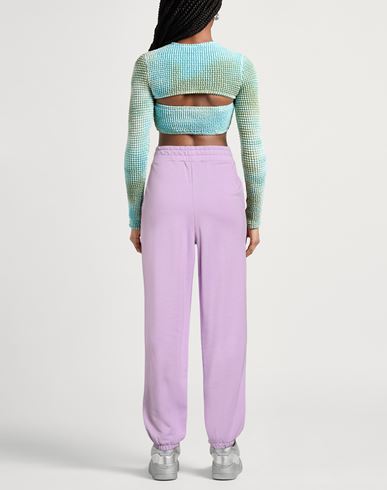 Woman Pants Lilac Size S Cotton, Polyester