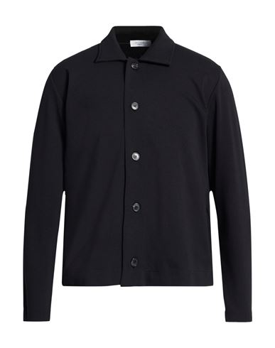 Man Jacket Black Size L Cotton, Polyamide, Elastane