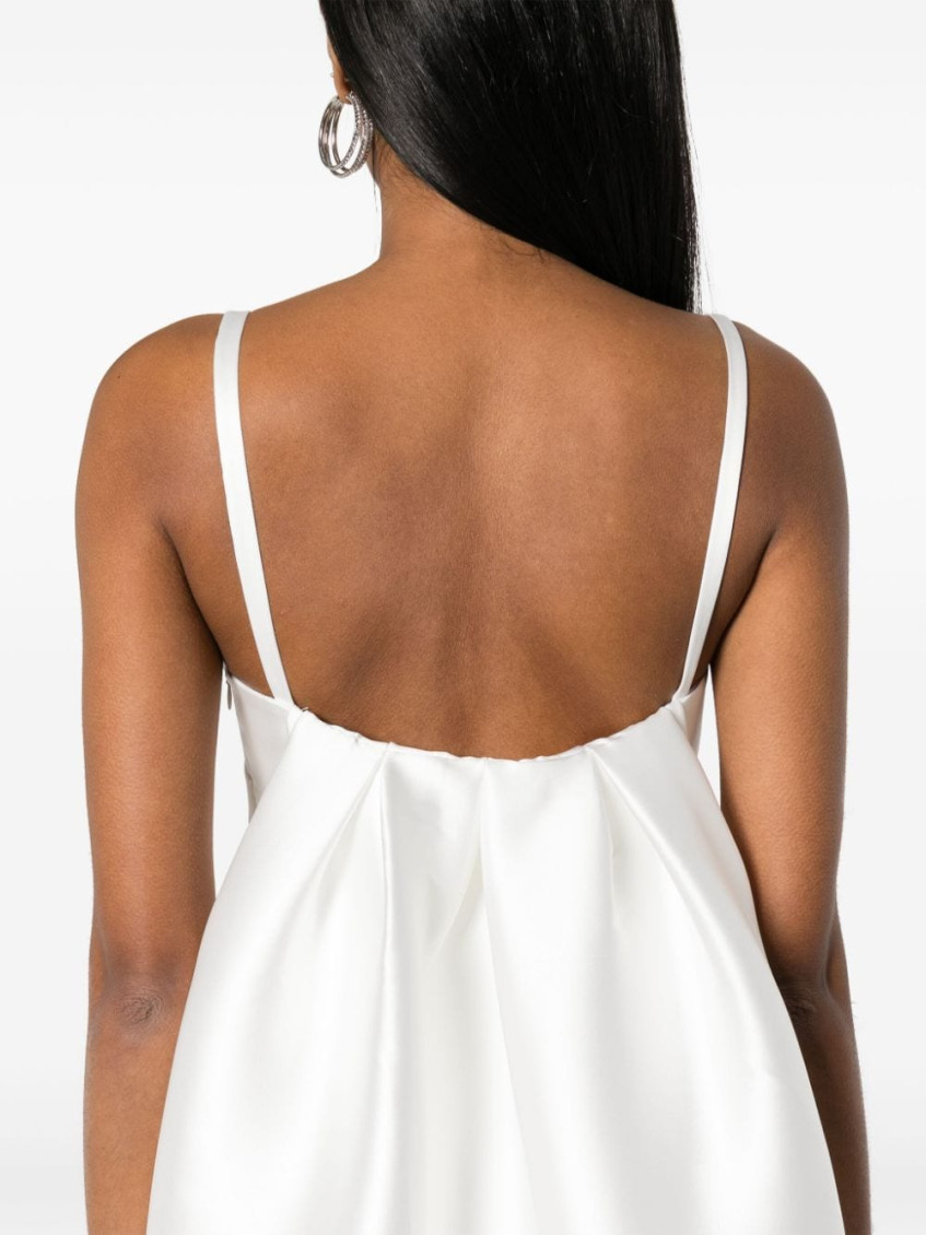 White Papavero mini dress