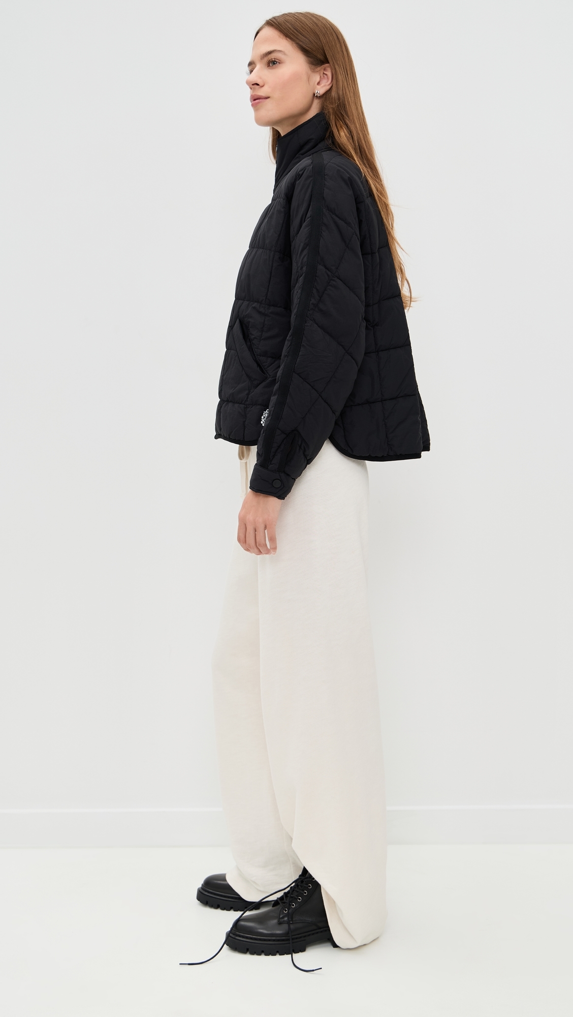 Pippa Packable Puffer Jacket Black