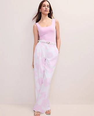 Ann Taylor The Pleated Floral Pant