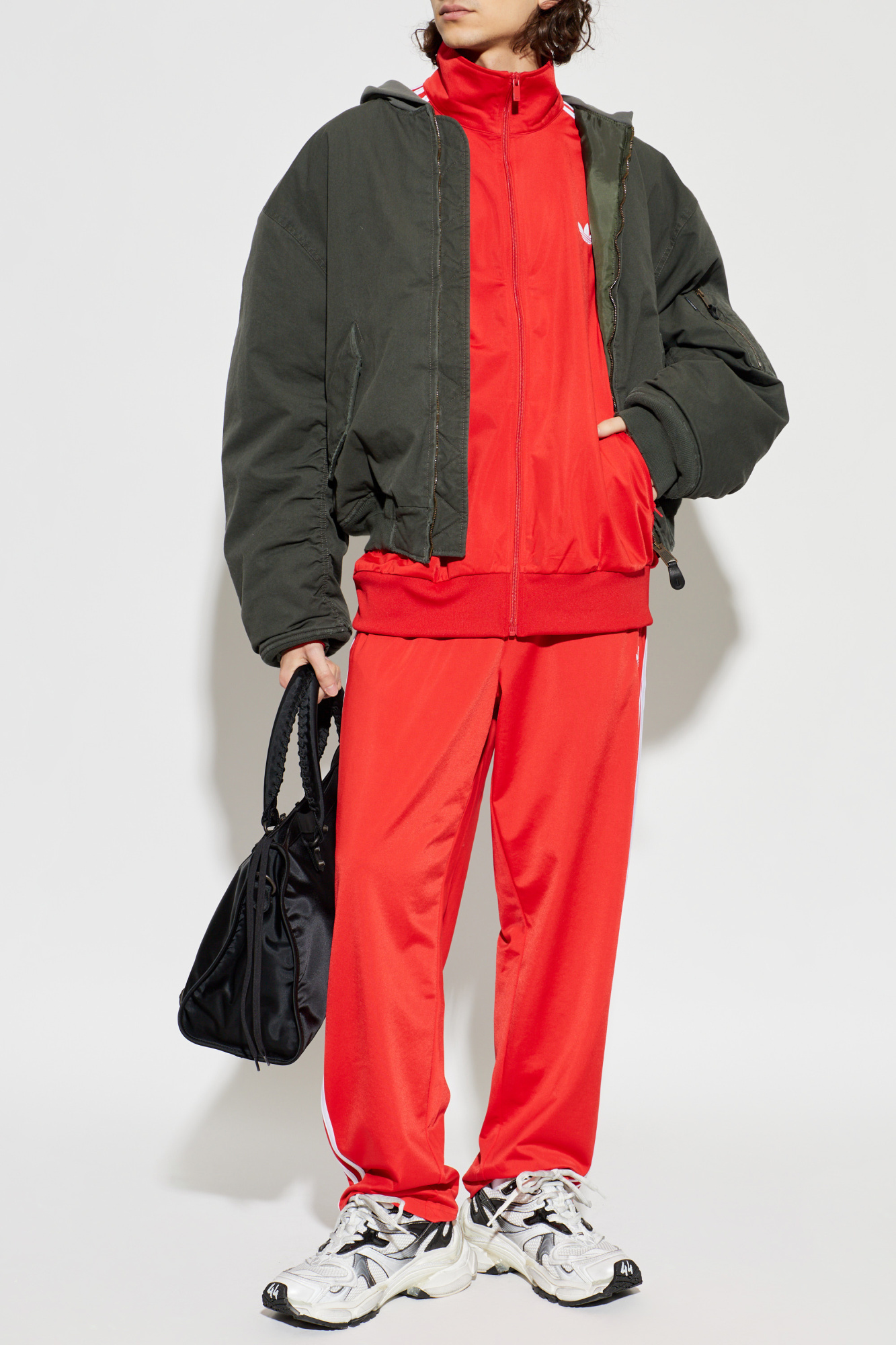 Sweatpants With Logo, Men's, Red
