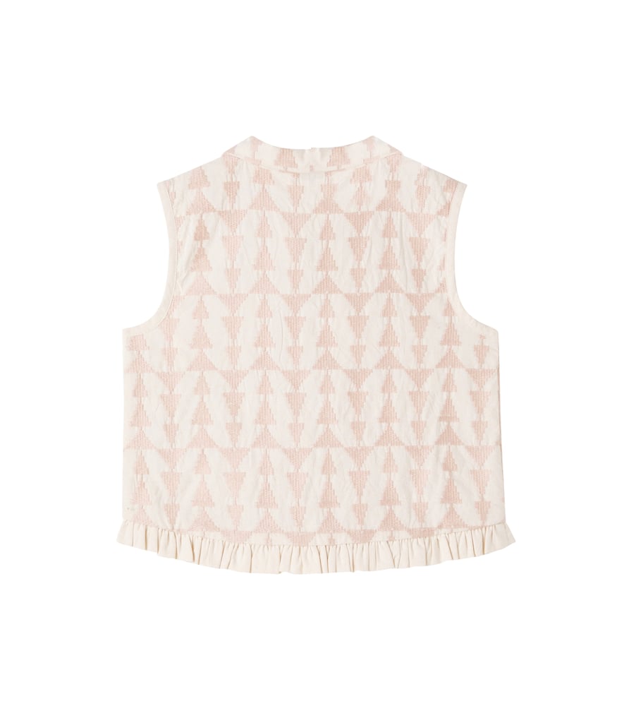 Neeltje printed cotton gilet