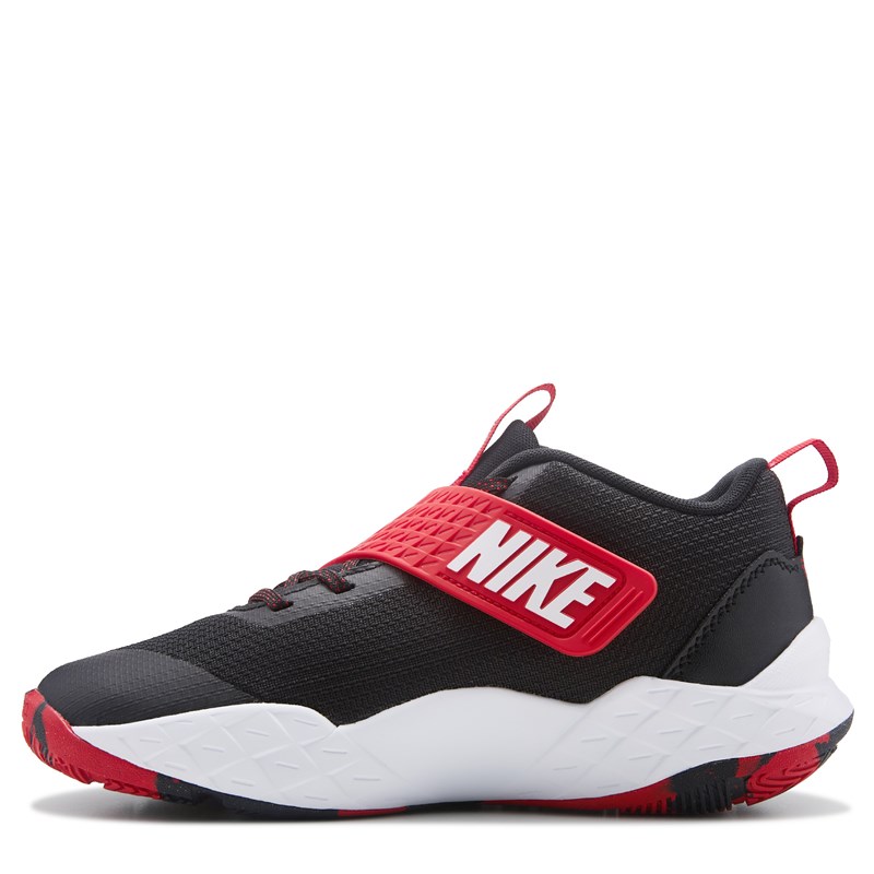 Kids' Hustle 12 Basketball Shoe Big Kid Shoes (Black/Red)