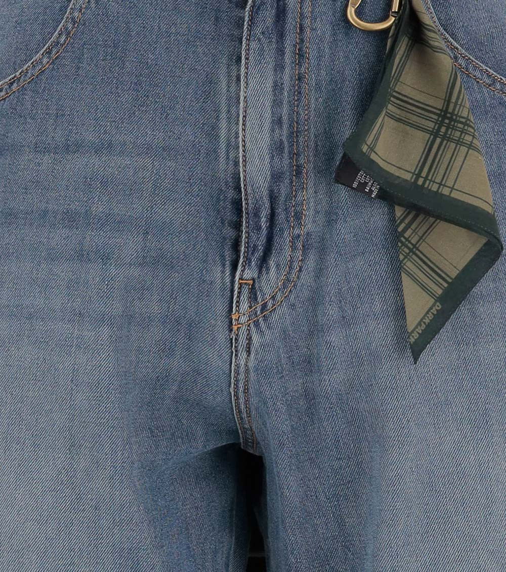 Blue Mid Rise Jeans