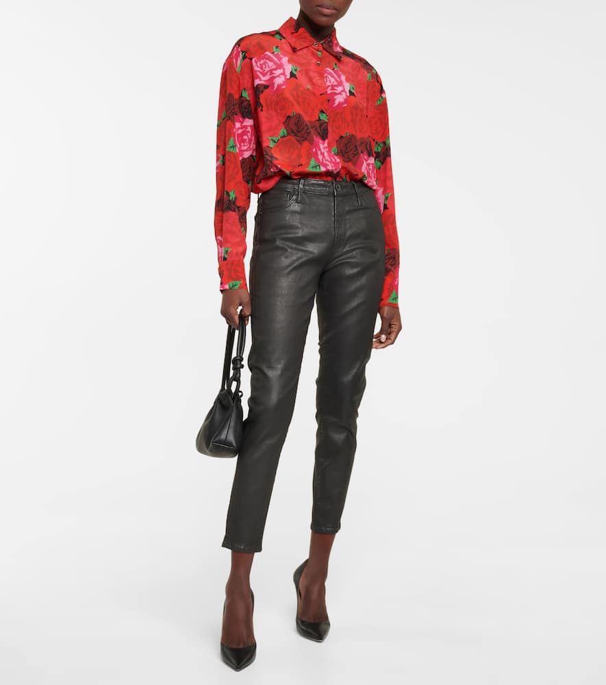 Farrah high-rise skinny pants