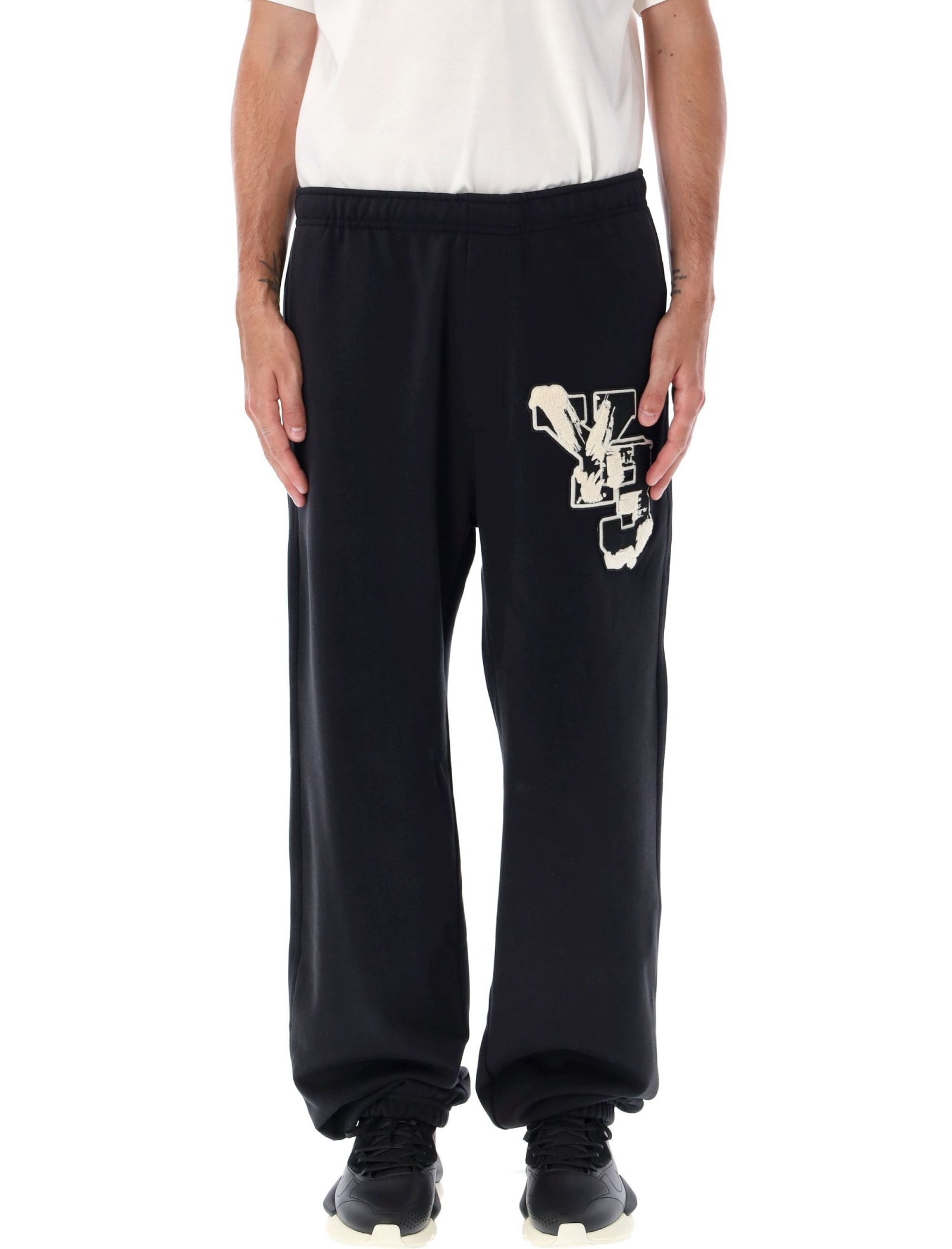 Logo-print track pant - Black