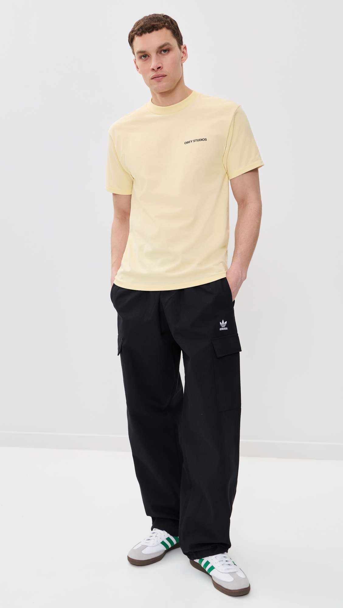 Moves Of Life Tee Pale Yellow