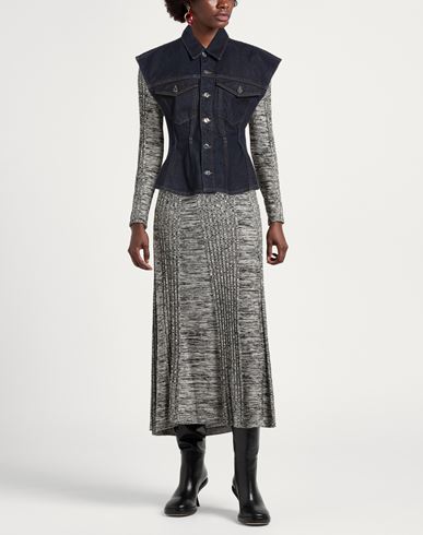 The Nipped Vest Woman Denim outerwear Blue Size S Recycled cotton