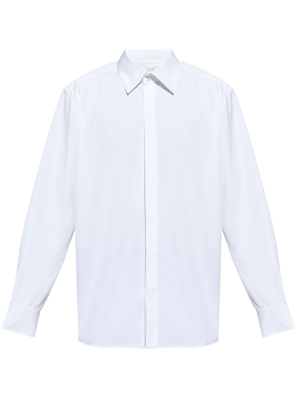 Cotton poplin shirt - White