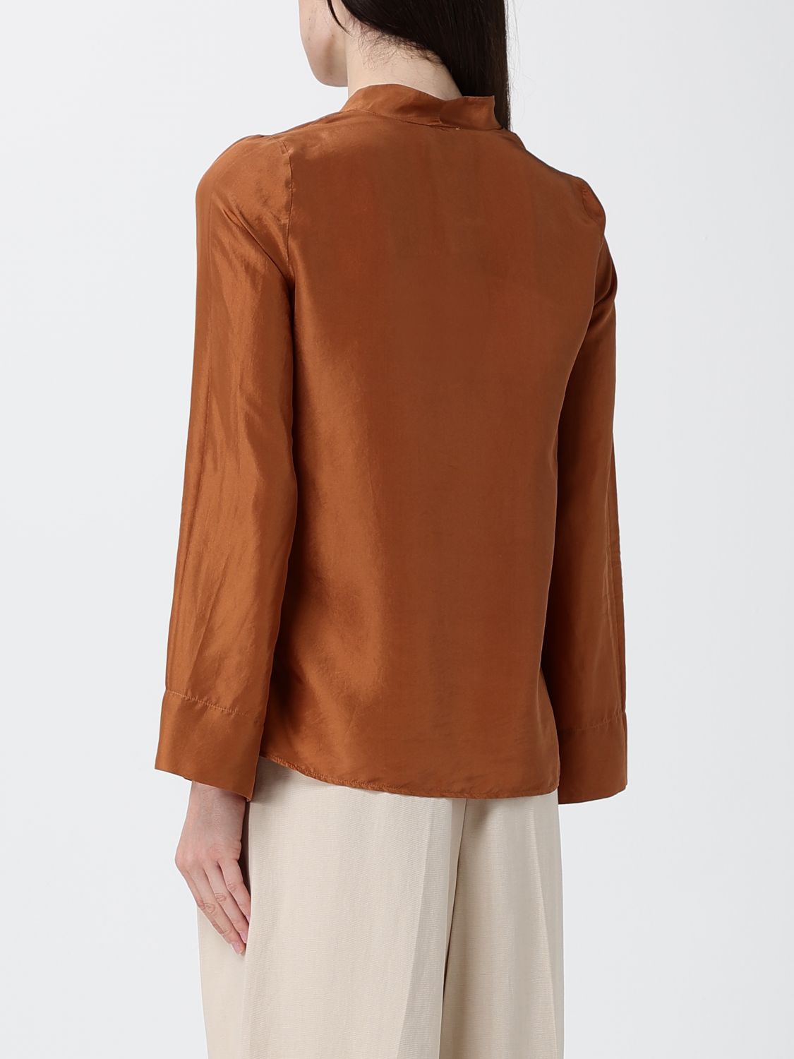 Shirt Woman color Brown