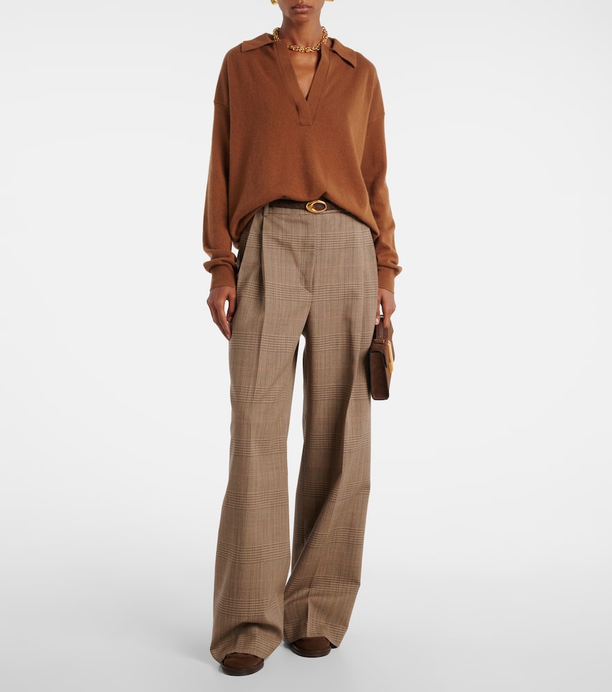 Zaq cashmere polo sweater