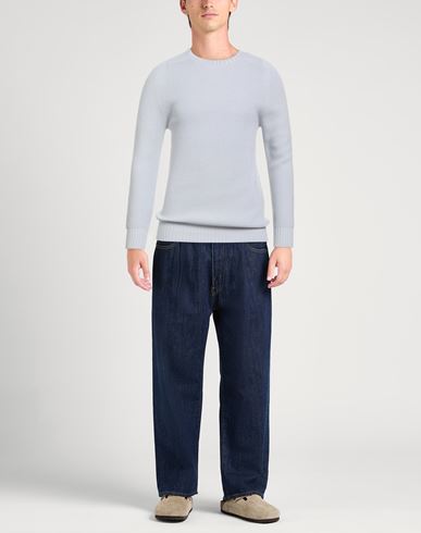 Man Sweater Light grey Size 40 Virgin Wool