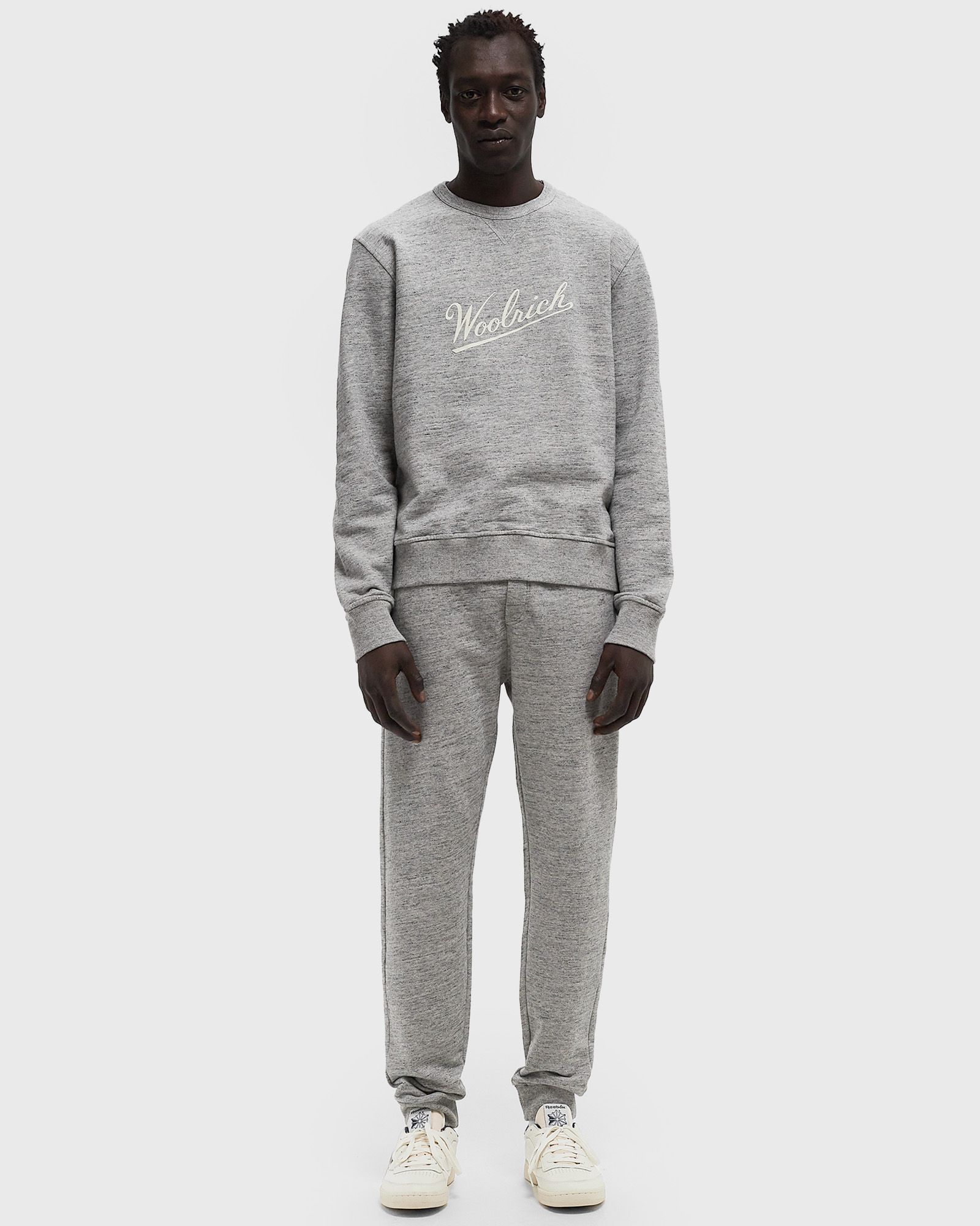 MOULINE CREWNECK grey male Sweatshirts now available at BSTN