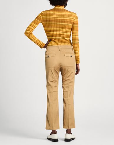 Woman Pants Camel Size 25 Cotton, Elastane