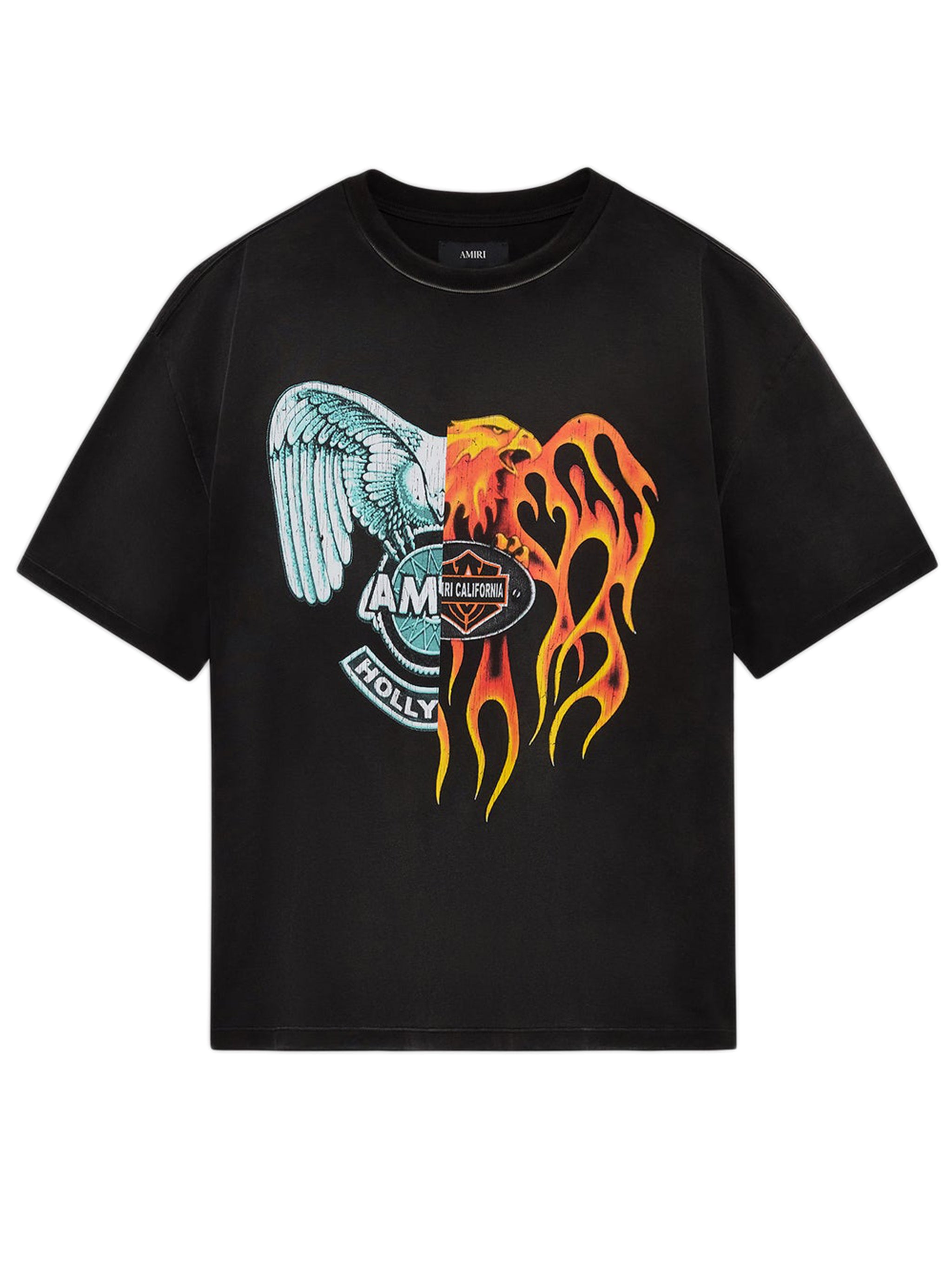 Graphic Print Round-Neck T-Shirt