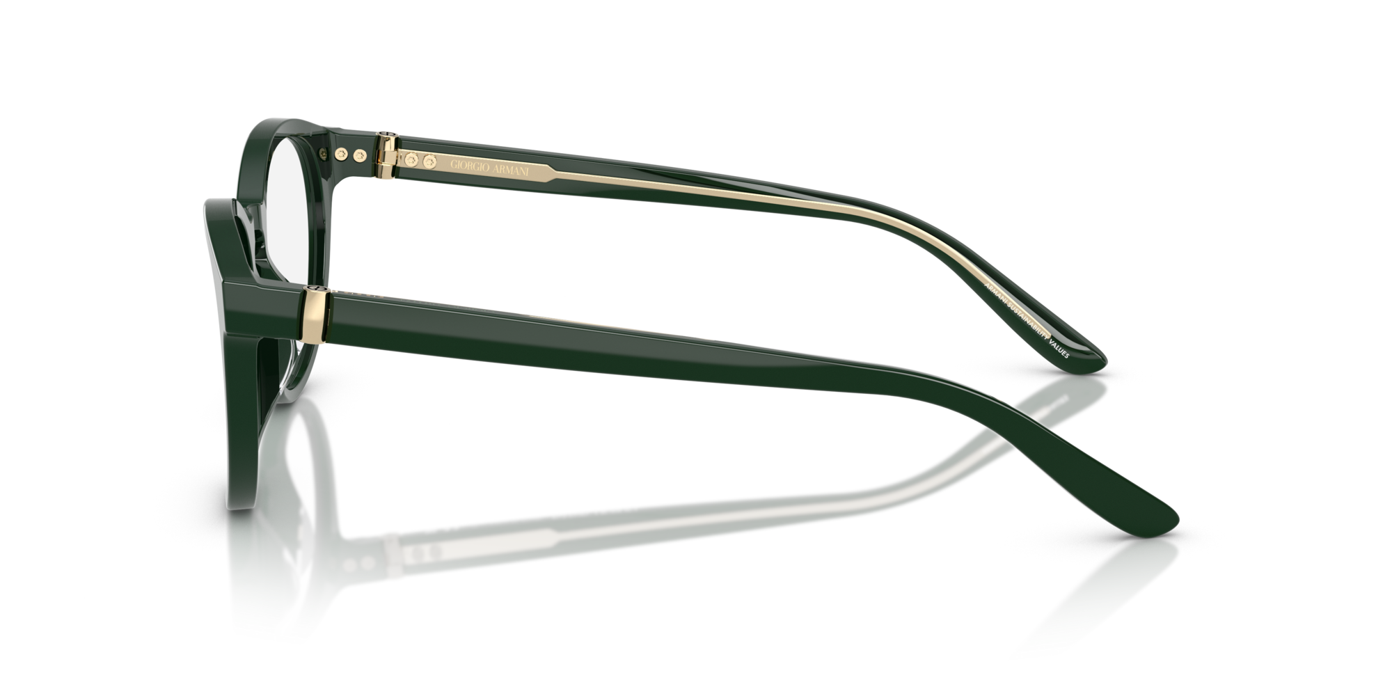 Giorgio Armani Woman Giorgio Armani AR7266U 6173 Optical frames Acetate Green Transparent Pantos Norma