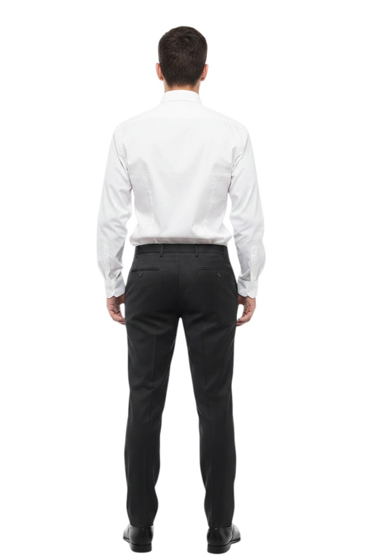 Dark Grey Tailored Trousers