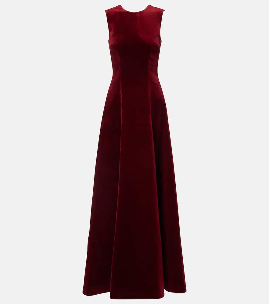 Nodin cotton velvet gown