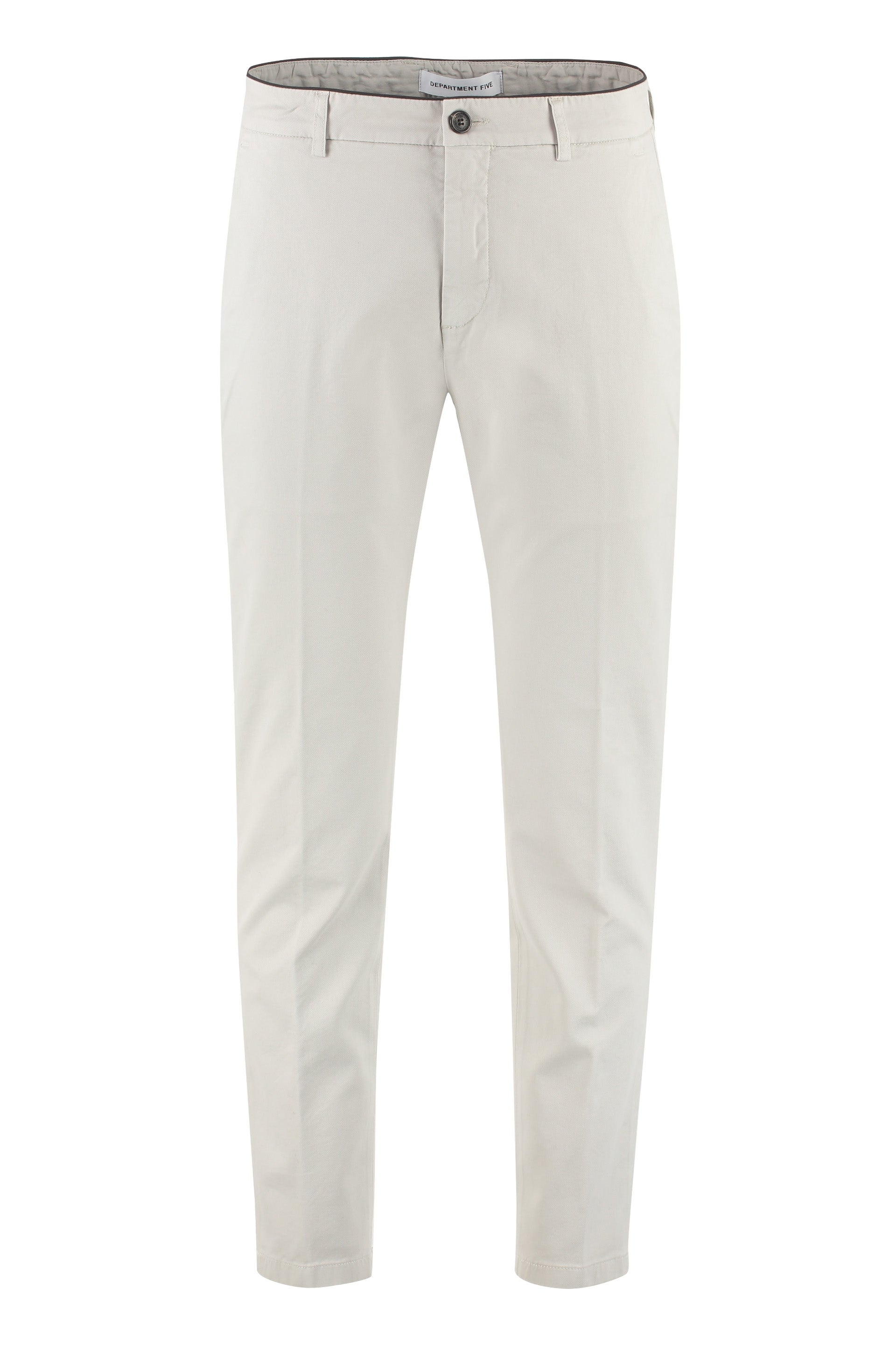 Men's Cotton Chino Trousers with Flap Pockets