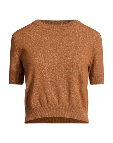 Woman Sweater Camel Size 1 Wool, Cashmere, Polyester, Polyamide, Elastane