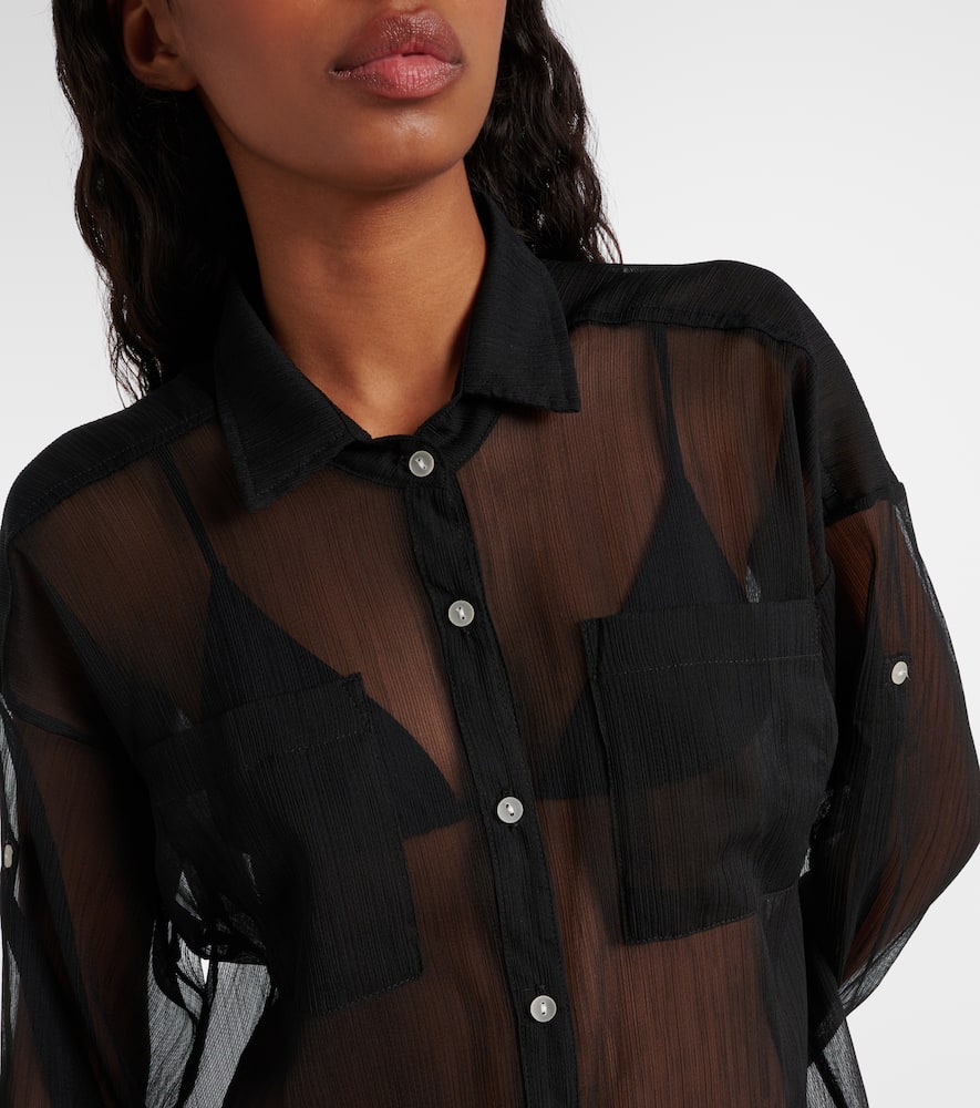 Mika mesh shirt dress