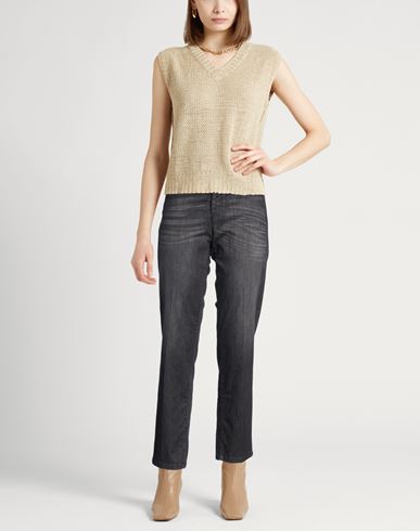 Woman Jeans Black Size 26 Cotton, Elastomultiester, Elastane