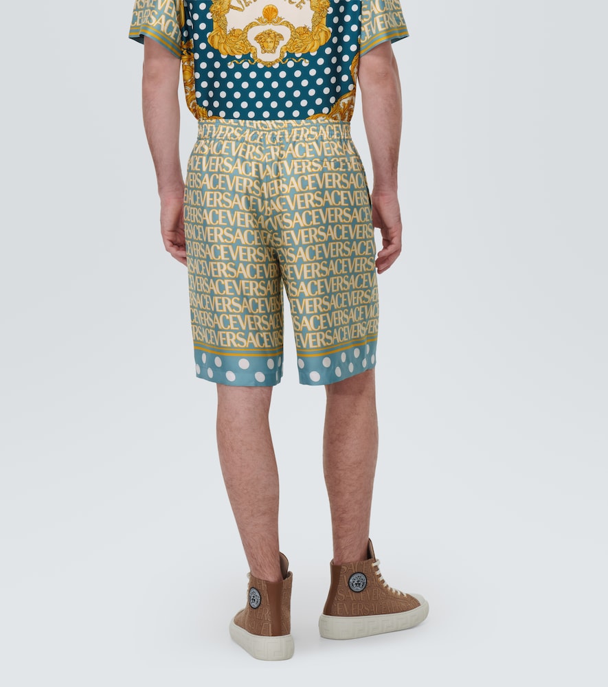 Versace Versace Allover silk shorts