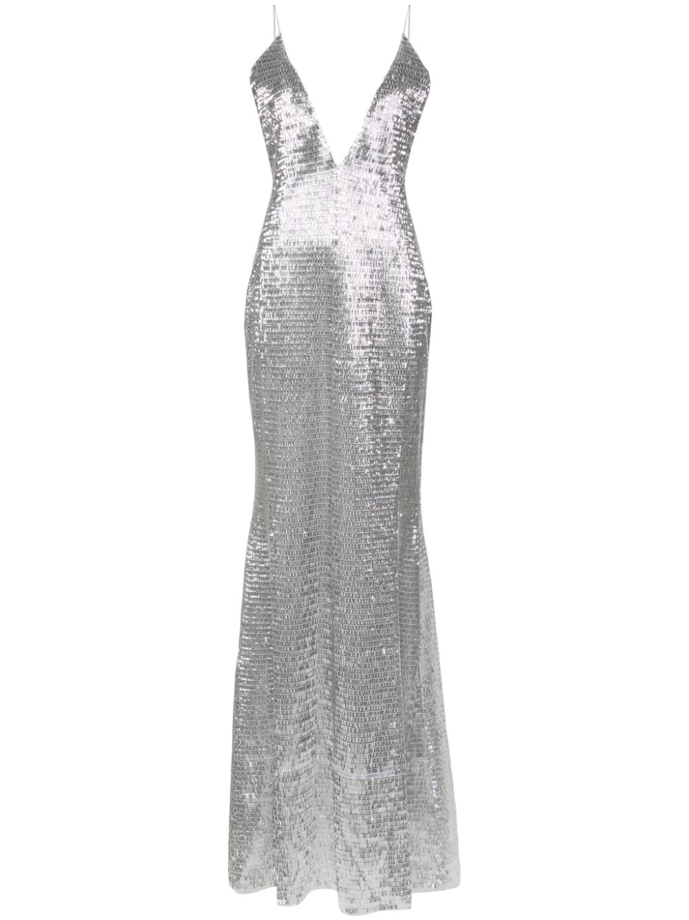 Claudie maxi dress - Silver