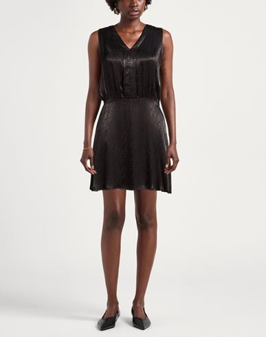 Woman Mini dress Black Size 2 Viscose