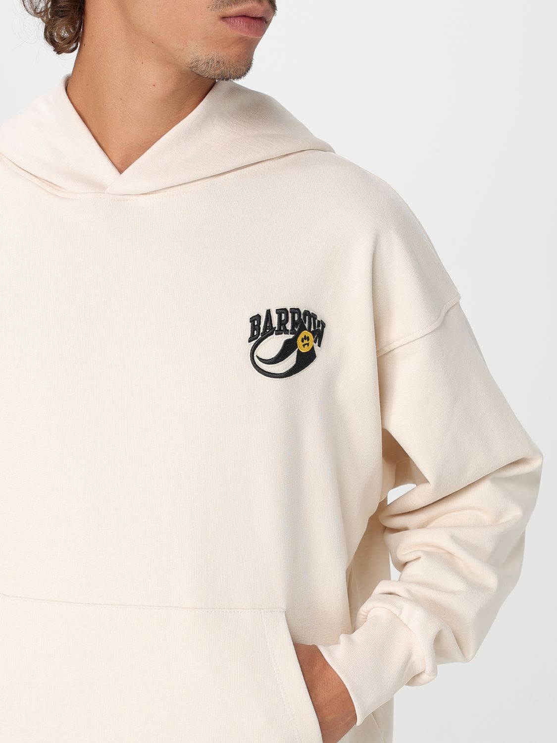 Sweatshirt Men color Beige