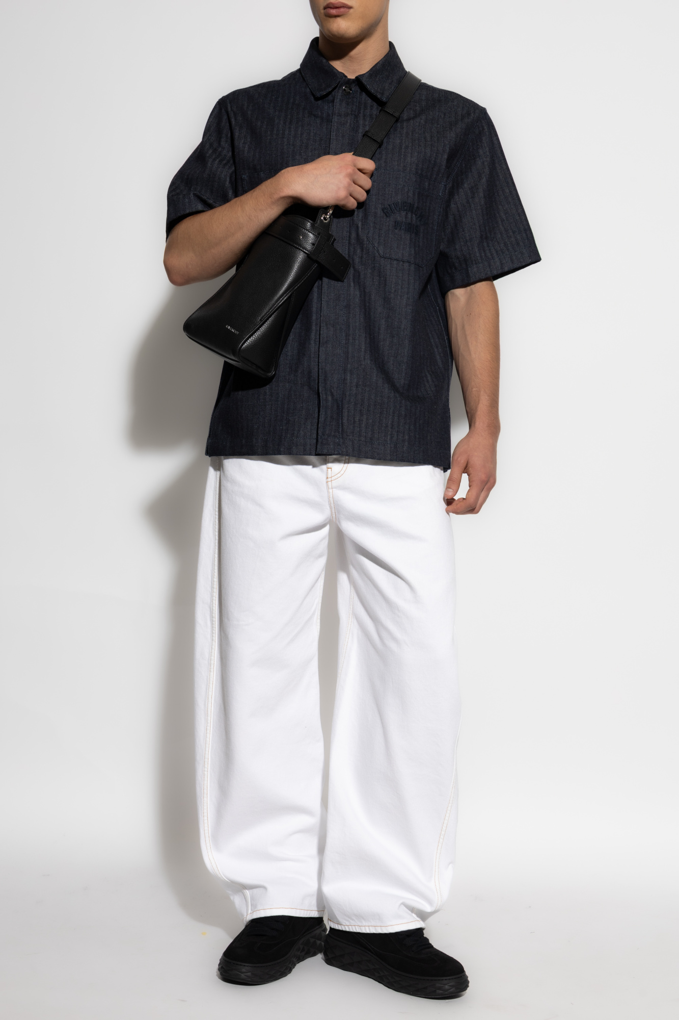 Denim Shirt, Men's, Navy Blue