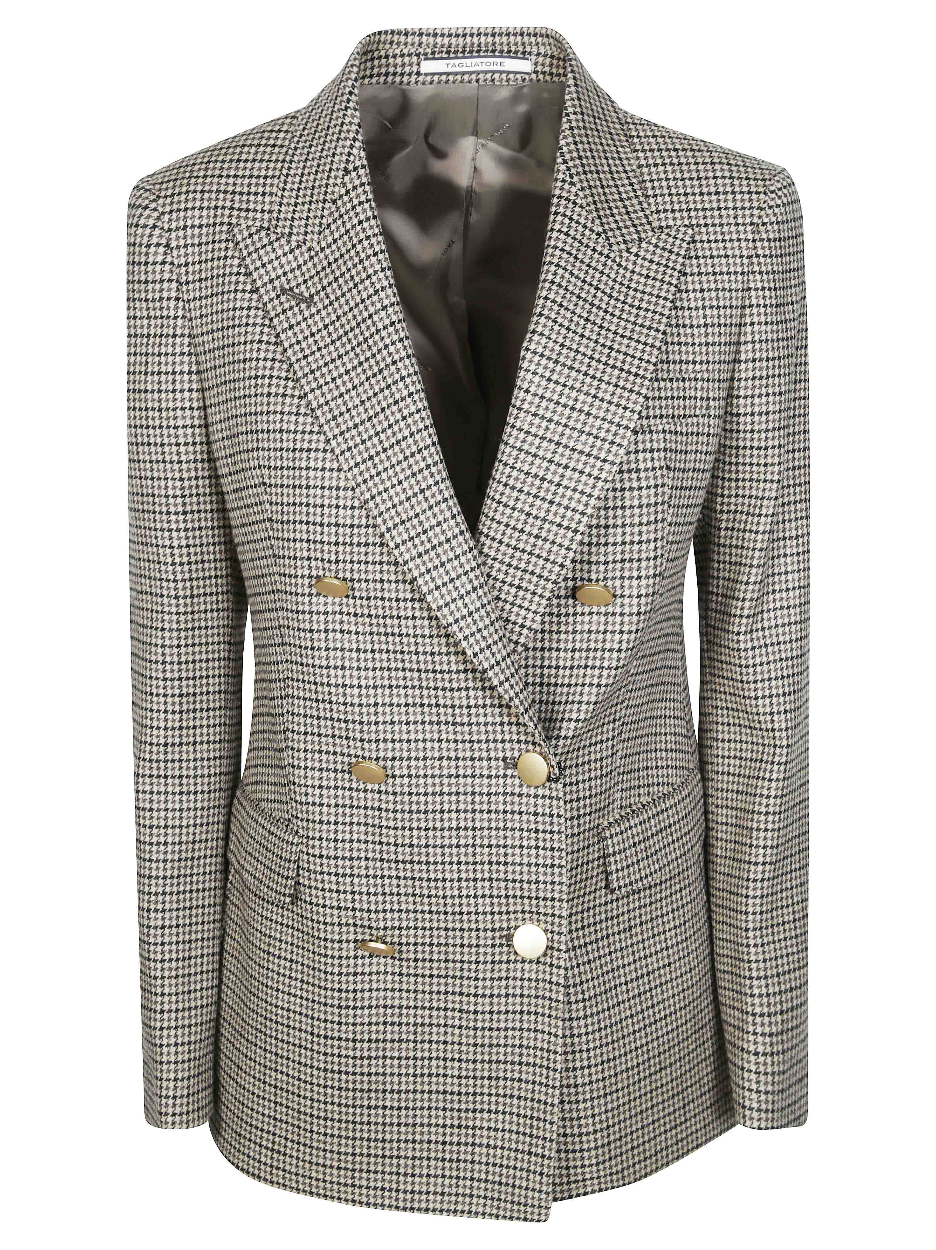 Women's Lurex Houndstooth Jacket