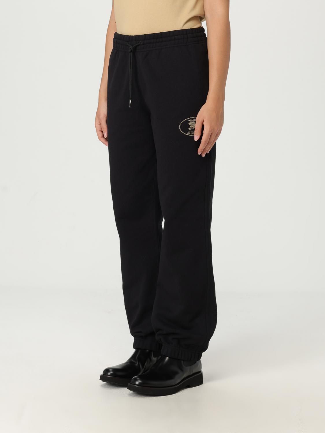 Burberry cotton track pants - Black