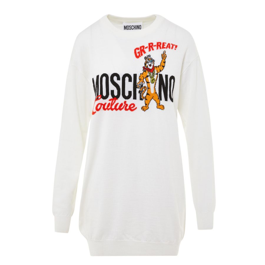 X Kellogg's Tony the Tiger Graphic Sweater Dress